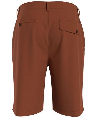 Men's New School Prep Pleated Shorts Brown $28.27 Shorts