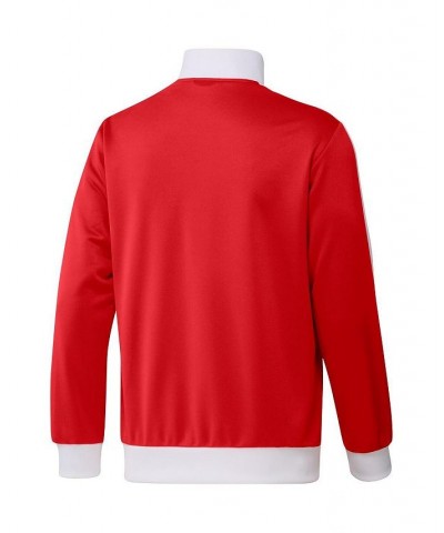 Men's Red Club Atletico River Plate DNA Raglan Full-Zip Track Jacket $43.20 Jackets