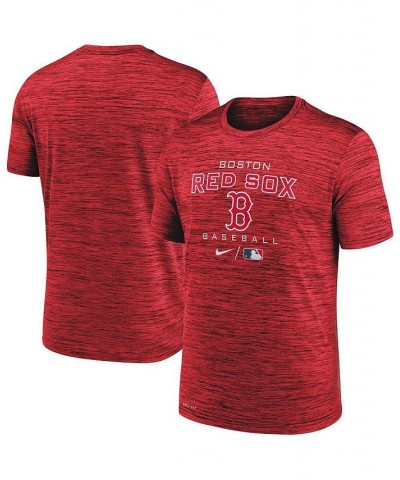 Men's Red Boston Red Sox Authentic Collection Velocity Practice Performance T-shirt $19.35 T-Shirts