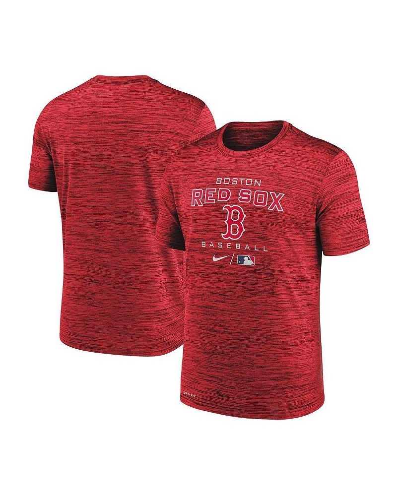 Men's Red Boston Red Sox Authentic Collection Velocity Practice Performance T-shirt $19.35 T-Shirts