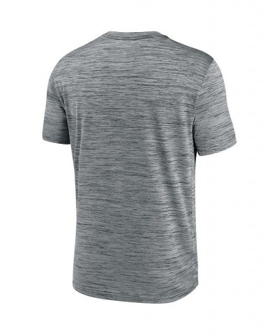 Men's Anthracite Milwaukee Brewers Authentic Collection Velocity Practice Space-Dye Performance T-shirt $22.50 T-Shirts