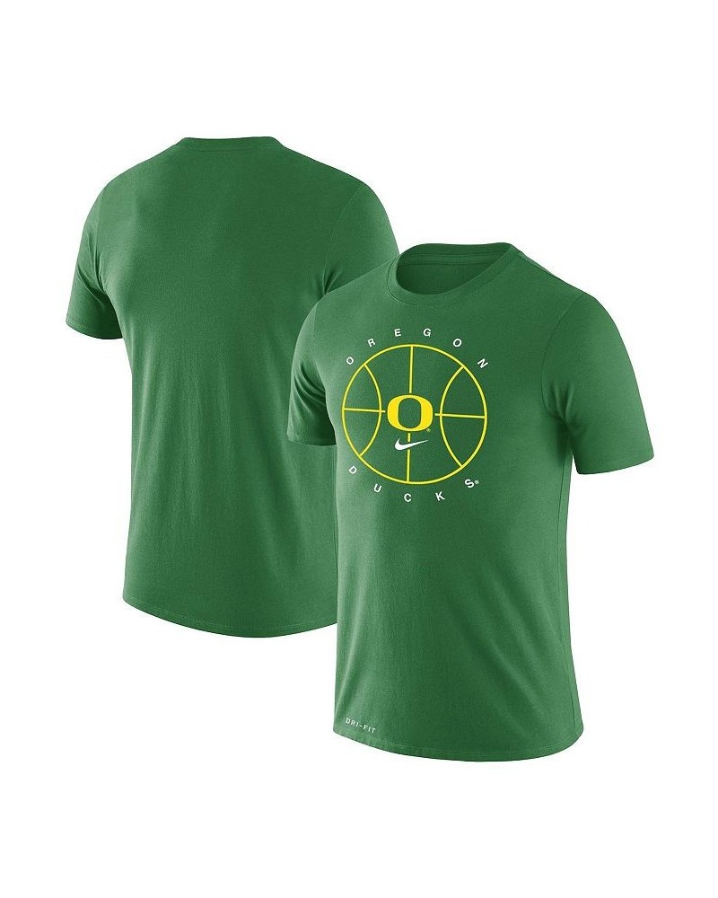 Men's Green Oregon Ducks Basketball Icon Legend Performance T-shirt $25.49 T-Shirts