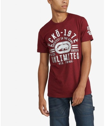 Men's Around Town Marled T-shirt Red 2 $13.94 T-Shirts