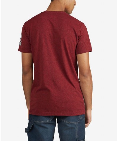 Men's Around Town Marled T-shirt Red 2 $13.94 T-Shirts