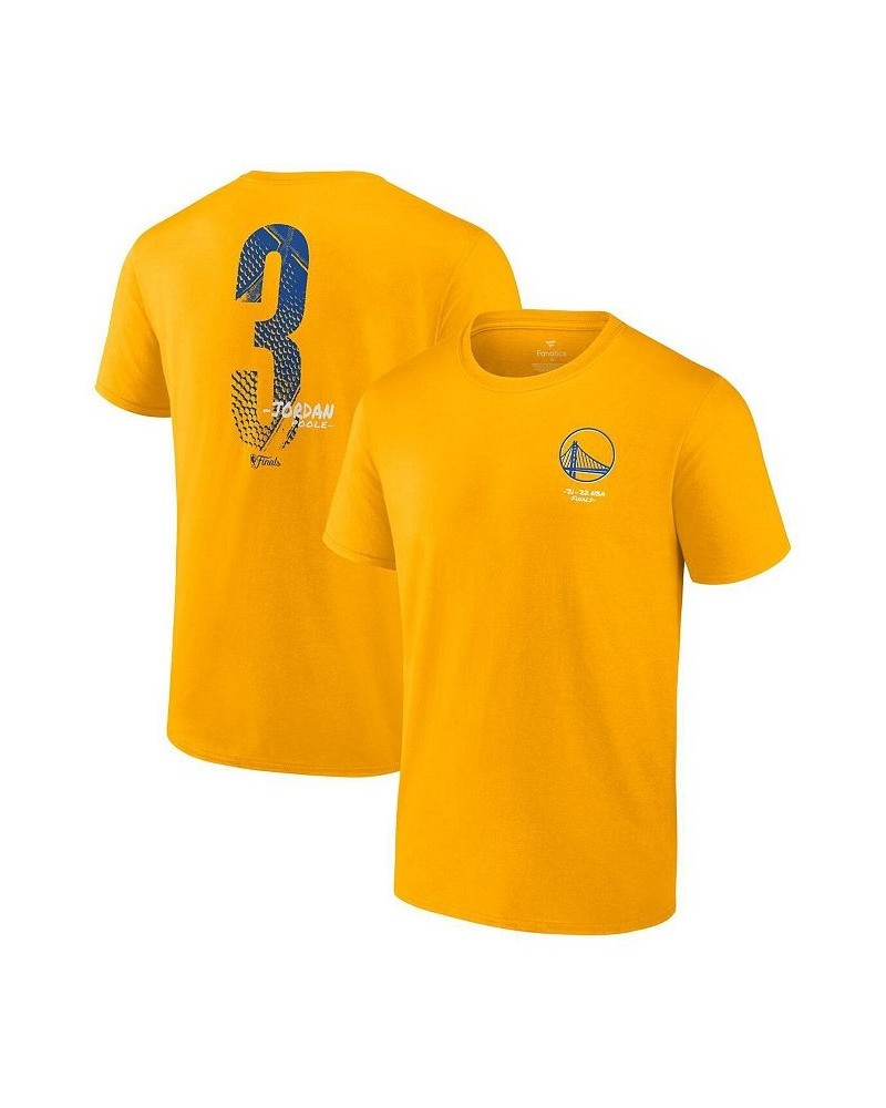 Men's Branded Jordan Poole Gold Golden State Warriors 2022 NBA Finals Champions Name and Number T-shirt $25.51 T-Shirts