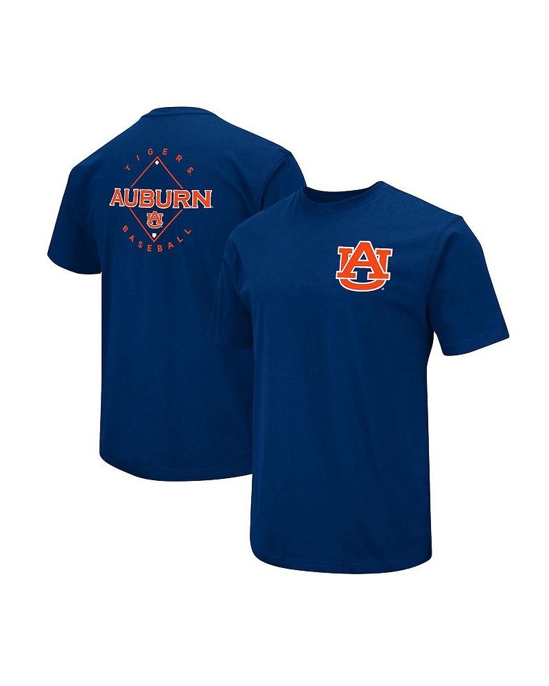 Men's Navy Auburn Tigers Baseball On-Deck 2-Hit T-shirt $20.00 T-Shirts