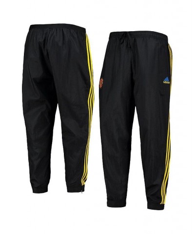 Men's Black Manchester United Icons Woven Pants $41.40 Pants