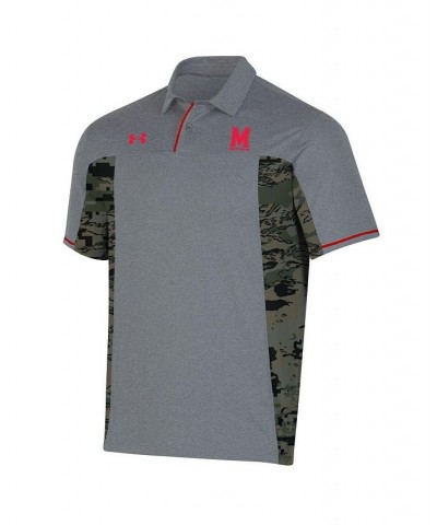 Men's Gray Maryland Terrapins Freedom Polo Shirt $50.60 Polo Shirts