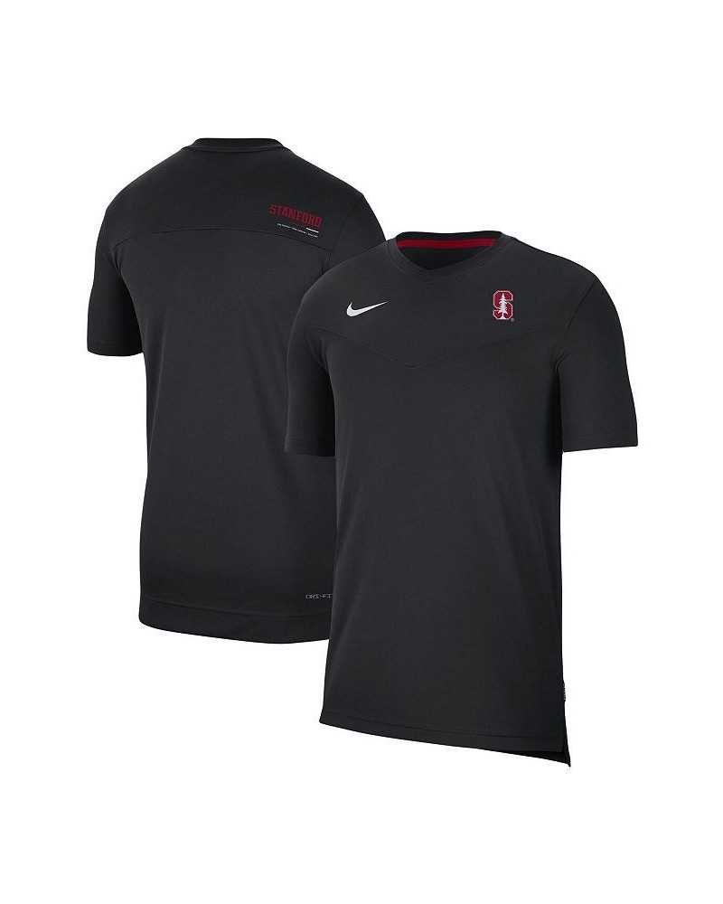 Men's Black Stanford Cardinal Coach UV Performance T-shirt $18.80 T-Shirts