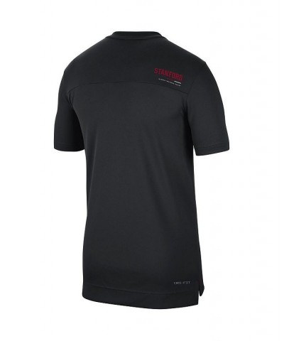 Men's Black Stanford Cardinal Coach UV Performance T-shirt $18.80 T-Shirts