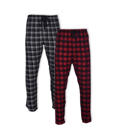 Hanes Men's Big and Tall Flannel Sleep Pant, 2 Pack Brown $15.17 Pajama