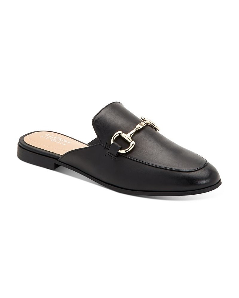 Step N' Flex Women's Garlend Mule Flats Black $47.44 Shoes