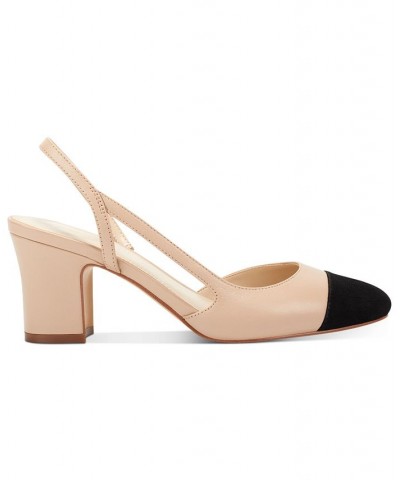 Women's Laynie Slingback Pumps Tan/Beige $45.78 Shoes