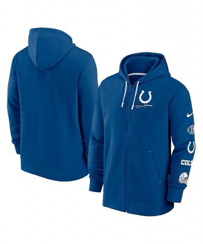 Men's Royal Indianapolis Colts Surrey Full-Zip Hoodie $51.29 Sweatshirt