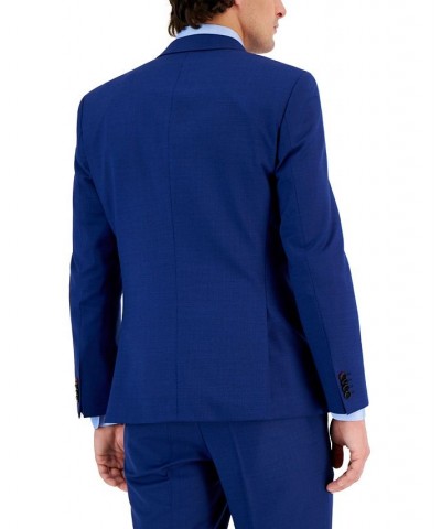 Hugo Boss Men's Slim-Fit Superflex Stretch Suit Jacket Blue $136.50 Suits