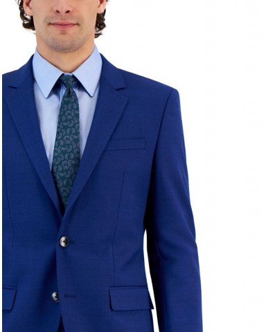 Hugo Boss Men's Slim-Fit Superflex Stretch Suit Jacket Blue $136.50 Suits