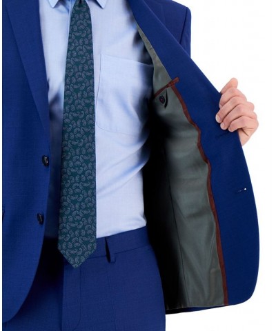 Hugo Boss Men's Slim-Fit Superflex Stretch Suit Jacket Blue $136.50 Suits