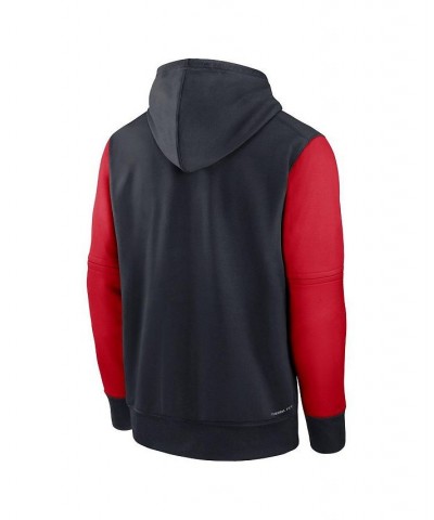 Men's Navy, Red Washington Nationals Authentic Collection Performance Hoodie $36.00 Sweatshirt