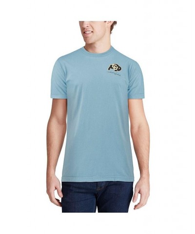 Men's Blue Colorado Buffaloes Canoe Local Comfort Colors T-shirt $18.48 T-Shirts