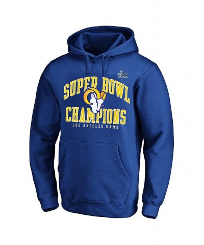 Men's Branded Royal Los Angeles Rams Super Bowl LVI Champions Big and Tall Simple Arch Pullover Hoodie $35.88 Sweatshirt