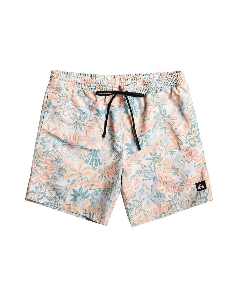 Quicksilver Men's Re-Mix Volley 17" Swim Shorts Multi $29.25 Swimsuits