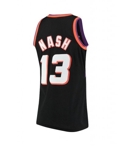 Men's Steve Nash Black Phoenix Suns 1996-97 Hardwood Classics Swingman Jersey $43.40 Jersey