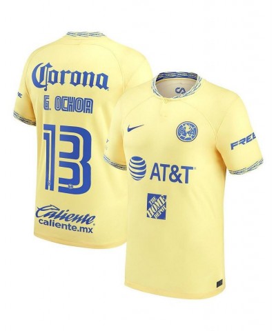 Men's Guillermo Ochoa Yellow Club America 2022/23 Home Replica Player Jersey $50.40 Jersey