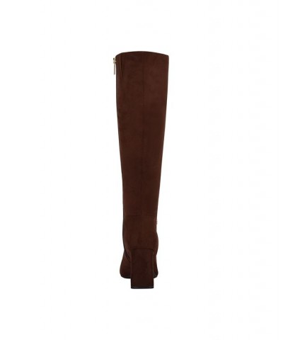 Women's Kyla Tall Dress Boots Brown $73.14 Shoes