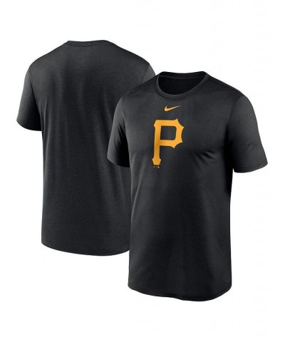 Men's Black Pittsburgh Pirates New Legend Logo T-shirt $27.99 T-Shirts