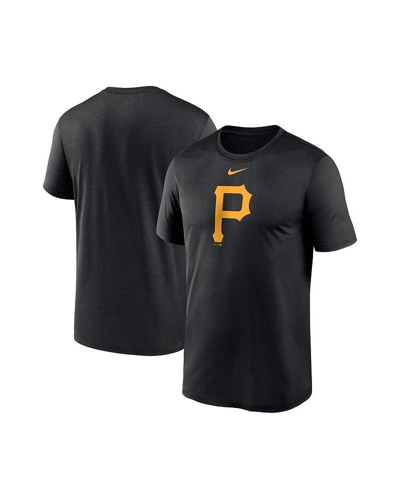 Men's Black Pittsburgh Pirates New Legend Logo T-shirt $27.99 T-Shirts