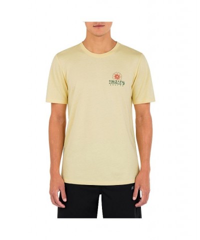 Men's Everyday Cosmic Groove Short Sleeves T-shirt Yellow $17.09 T-Shirts