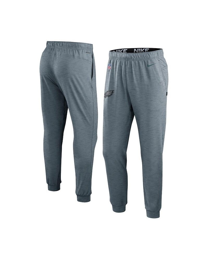 Men's Heather Gray Philadelphia Eagles Sideline Pop Player Performance Lounge Pants $47.00 Pajama