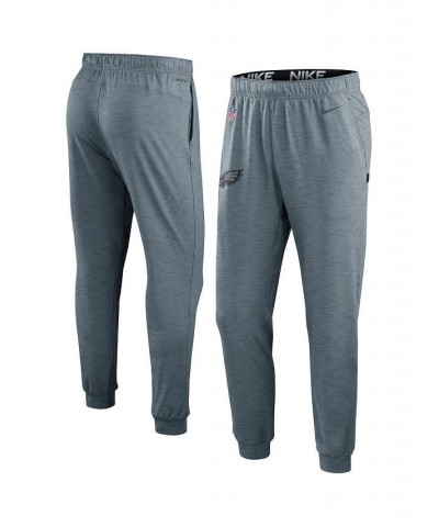 Men's Heather Gray Philadelphia Eagles Sideline Pop Player Performance Lounge Pants $47.00 Pajama