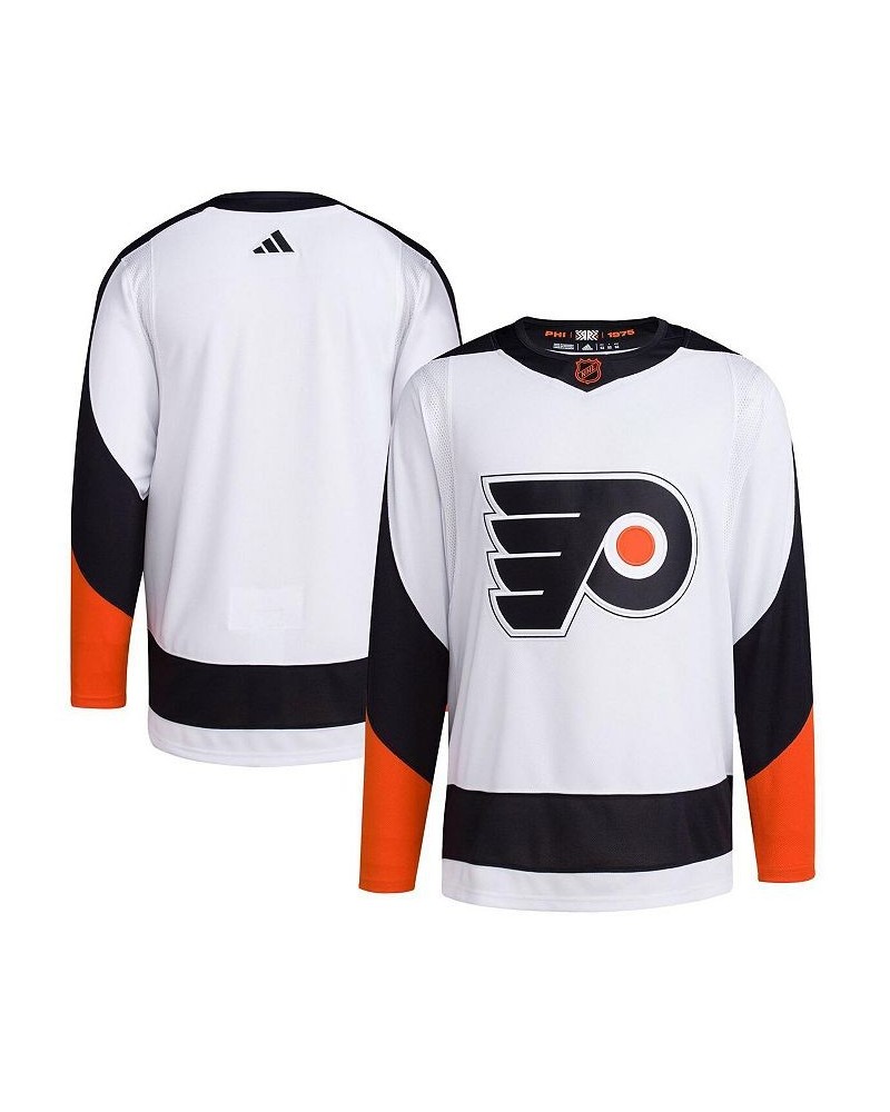 Men's White Philadelphia Flyers Reverse Retro 2.0 Authentic Blank Jersey $60.80 Jersey