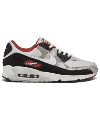 Men's Air Max 90 SE Casual Sneakers Black $55.50 Shoes