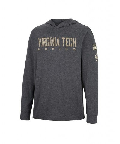 Men's Charcoal Virginia Tech Hokies Team OHT Military-Inspired Appreciation Hoodie Long Sleeve T-shirt $24.75 T-Shirts