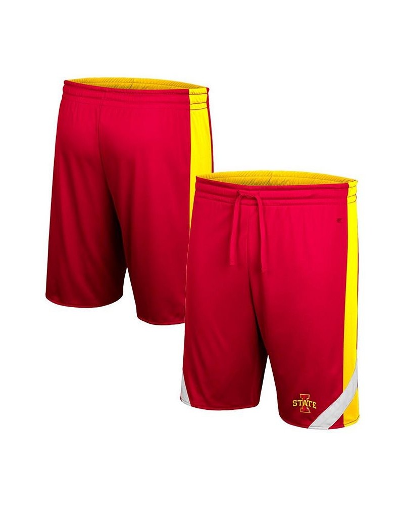 Men's Cardinal, Gold Iowa State Cyclones Am I Wrong Reversible Shorts $26.21 Shorts