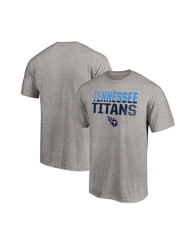 Men's Branded Heathered Gray Tennessee Titans Big and Tall Fade Out Team T-shirt $15.58 T-Shirts