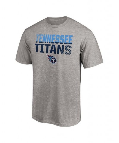 Men's Branded Heathered Gray Tennessee Titans Big and Tall Fade Out Team T-shirt $15.58 T-Shirts