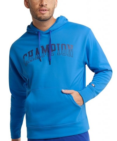 Men's Game Day Standard-Fit Stretch Logo-Print Hoodie Blue $17.63 Sweatshirt