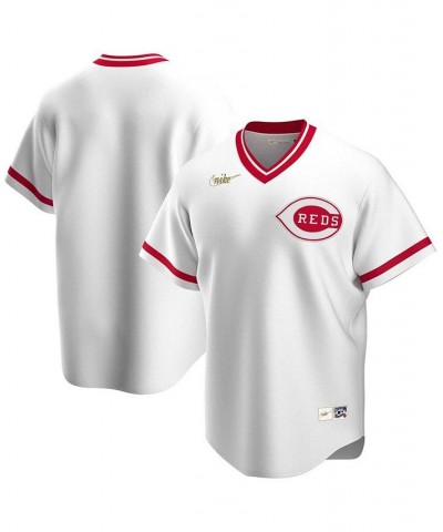 Men's White Cincinnati Reds Home Cooperstown Collection Team Jersey $43.75 Jersey