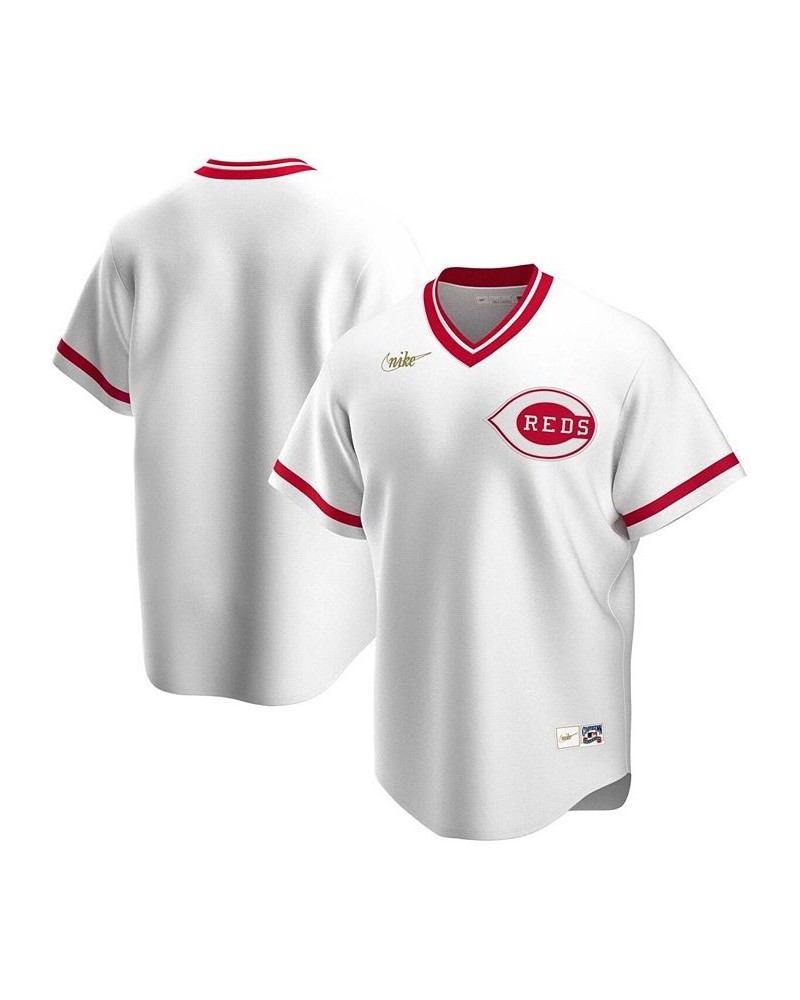 Men's White Cincinnati Reds Home Cooperstown Collection Team Jersey $43.75 Jersey