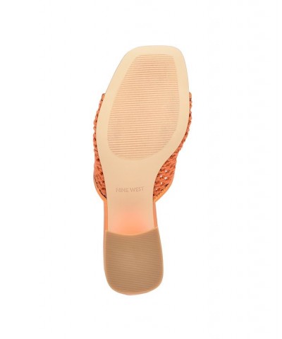 Women's Galant Dress Sandals Orange $43.05 Shoes