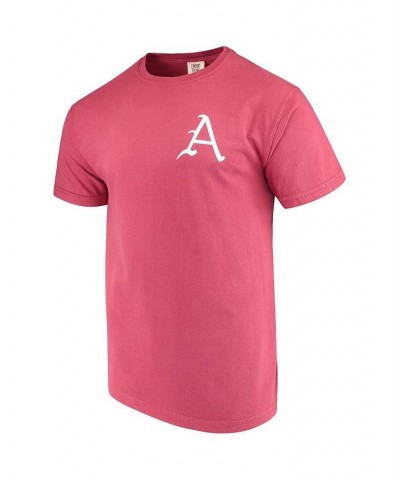 Men's Cardinal Arkansas Razorbacks Baseball Flag Comfort Colors T-shirt $20.58 T-Shirts