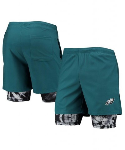 Men's Midnight Green Philadelphia Eagles Running Shorts $29.40 Shorts