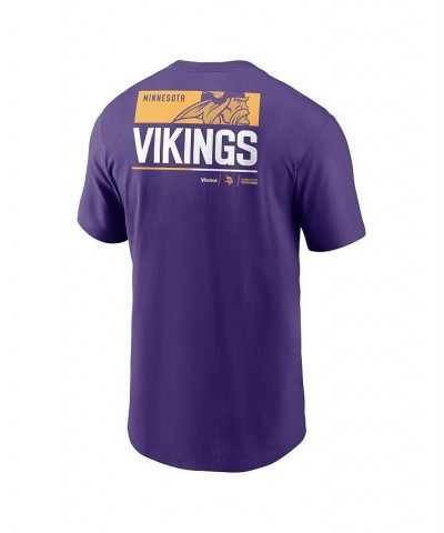 Men's Purple Minnesota Vikings Team Incline T-shirt $21.00 T-Shirts