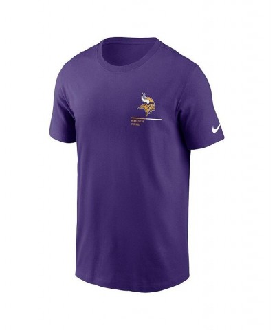 Men's Purple Minnesota Vikings Team Incline T-shirt $21.00 T-Shirts