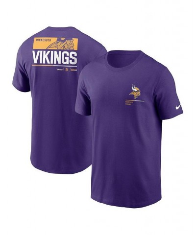 Men's Purple Minnesota Vikings Team Incline T-shirt $21.00 T-Shirts