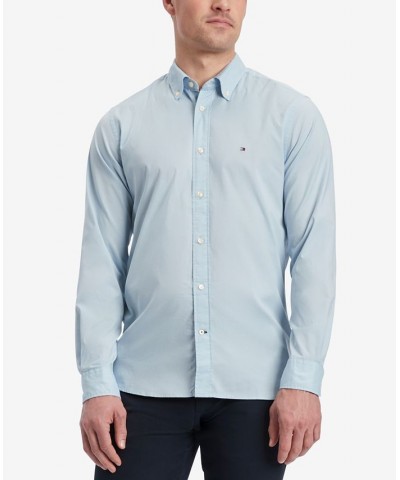 Men's Stretch Regular Fit Poplin Long Sleeve Shirt PD04 $39.41 Shirts