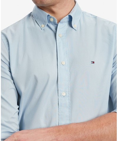 Men's Stretch Regular Fit Poplin Long Sleeve Shirt PD04 $39.41 Shirts